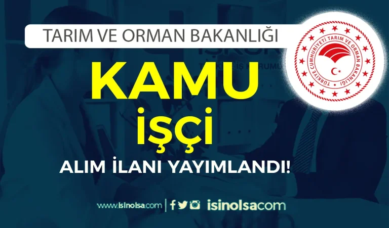 Tarım Bakanlığı İl Tarım Müdürlüğü İŞKUR Kamu İşçi Alımı Yapacak! 4 Tarim ve orman bakanligi isci alimi 1
