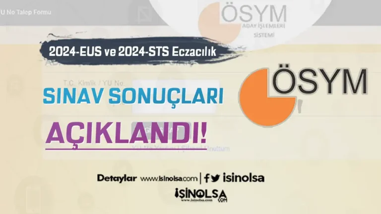 2024 EUS ve 2024 STS Eczacılık Sonuçları Açıklandı 18 eus ve stst sonuclari