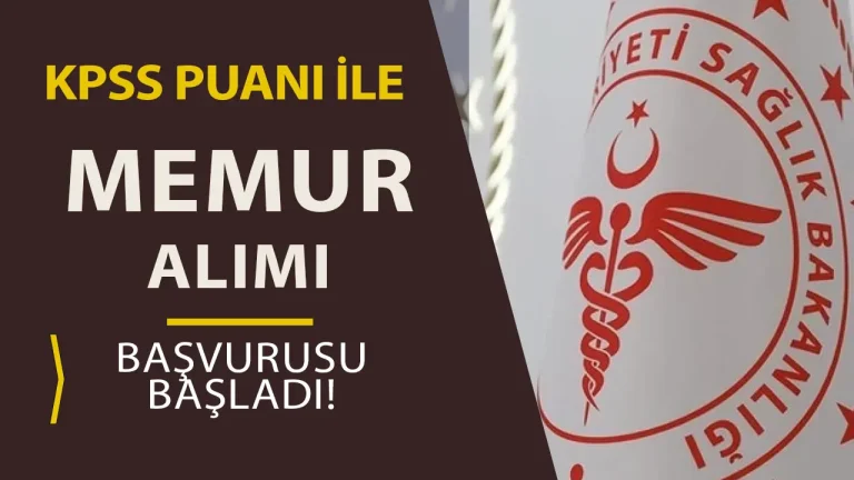 Sağlık Bakanlığı Memur Alımı Başladı ( Müfettiş Yardımcısı ) 2 sağlık bakanlığı memur alımı