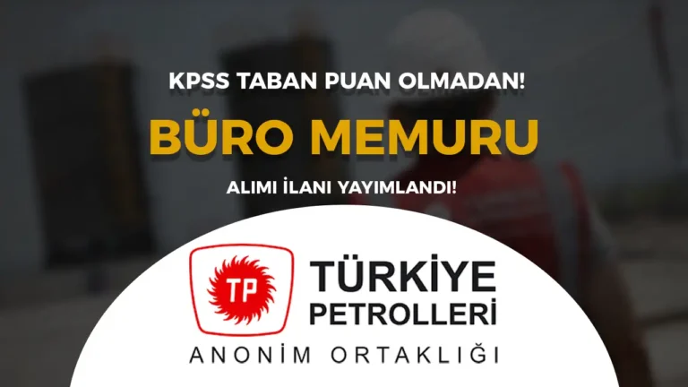 TPAO Engeli Büro Memuru Alımı İçin İŞKUR'da İlan Yayımladı! 4 tpao buro memuru alimi