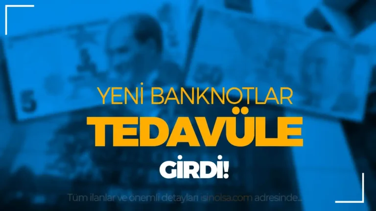 Yeni Banknotlar Tedavülde: TCMB’den İmza Değişikliği Duyurusu 23 yeni banknotlar tedavulde