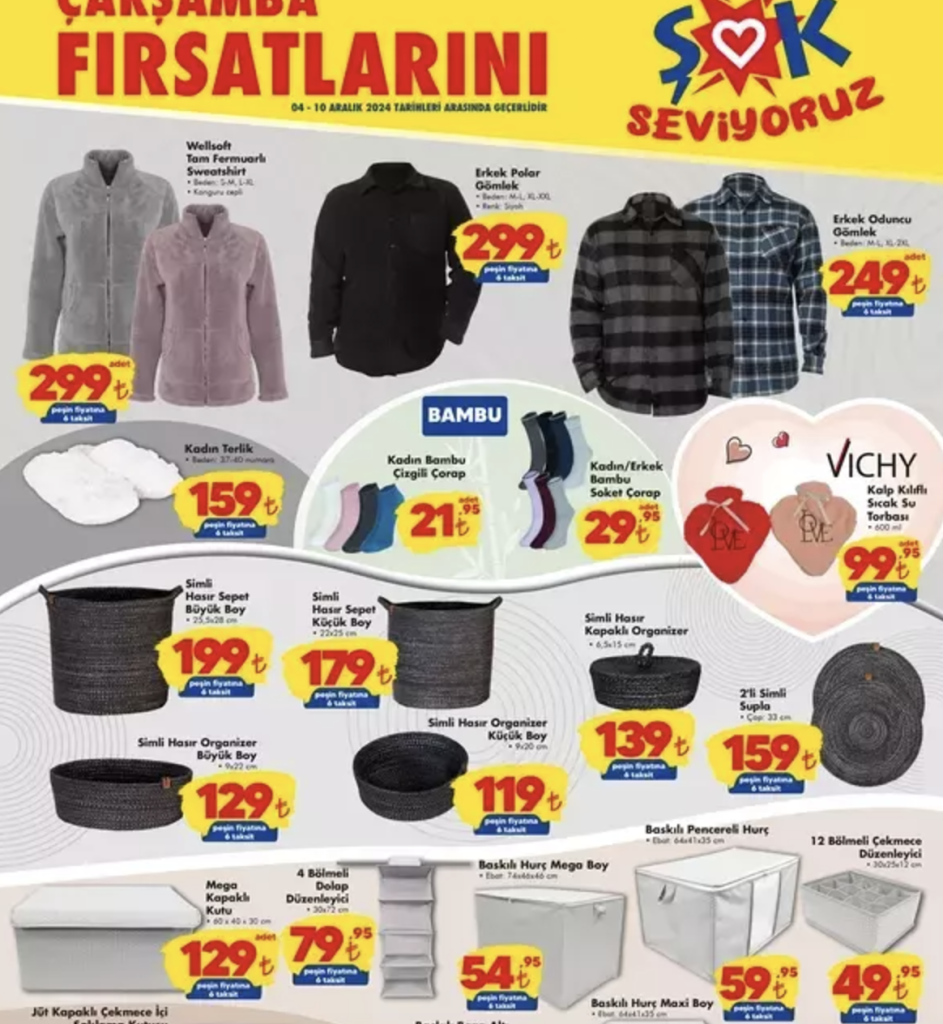 ŞOK Market 4 Aralık İndirimleri Açıklandı! 3 Ekran Resmi 2024 12 04 08.13.34