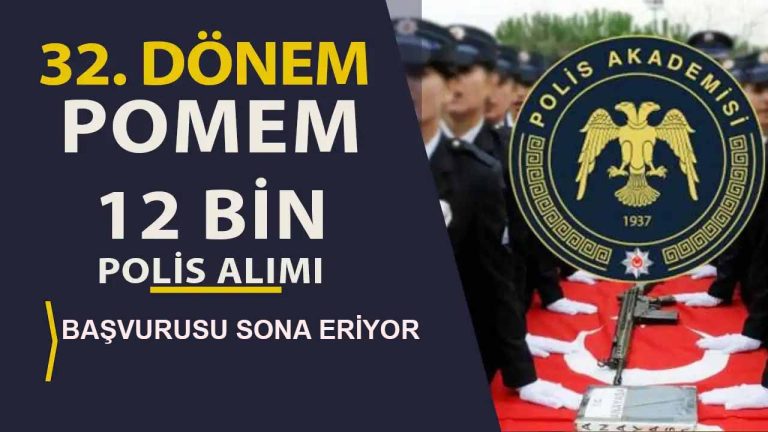 32. Dönem POMEM 12 Bin Polis Alımı Başvurusu Sona Eriyor!