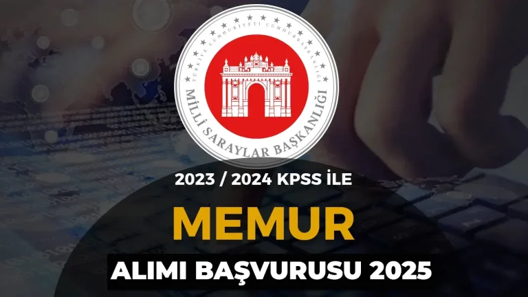 Milli Saraylar İdaresi Memur Alımı Başvurusu 2025 ( Uzman Yardımcısı ) 3 milli saraylar daresi memur alımı