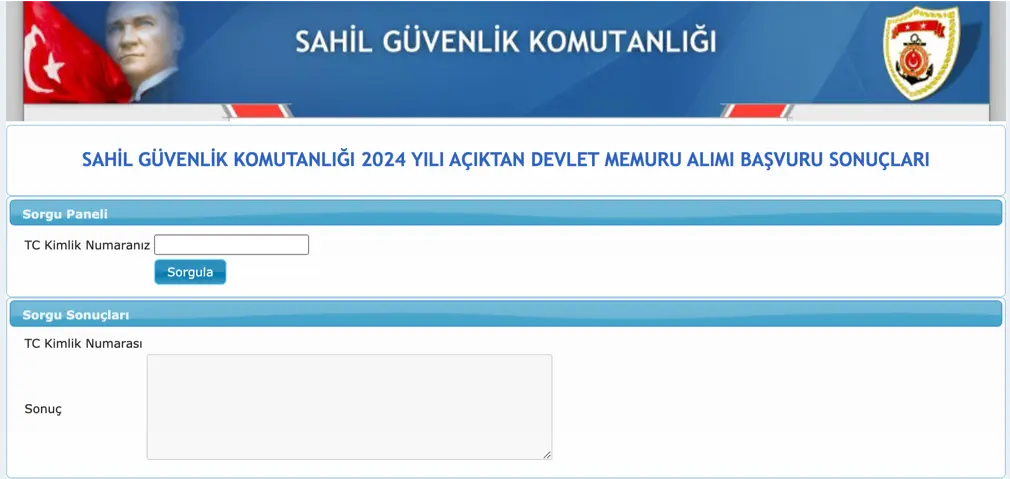 Sahil Güvenlik Devlet Memuru Alımı Sonuçları Açıklandı! 1 sahil guvenlik memur sonuclar