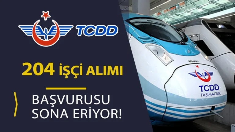 TCDD 204 İşçi ( Makinist ) Alımı Başvurusunda Son Gün 18 tcdd isci alimi basvurusu