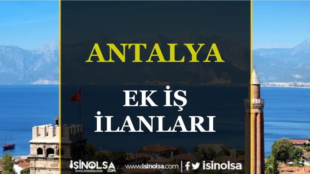 Evden Çalışarak Para Kazanma Yöntemleri: Antalya'da Ek İş İlanları 1 Antalya Ek İş İlanları