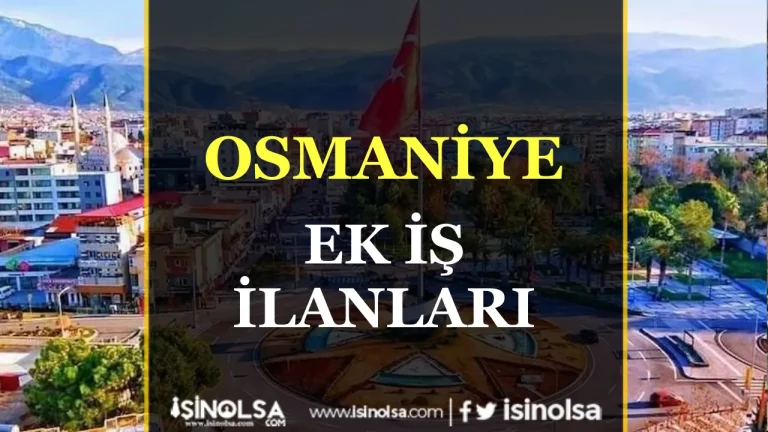 Osmaniye Ek İş İlanları: Evde Çalışarak Gelir Elde Etme Fırsatları 20 Osmaniye Ek İş İlanları