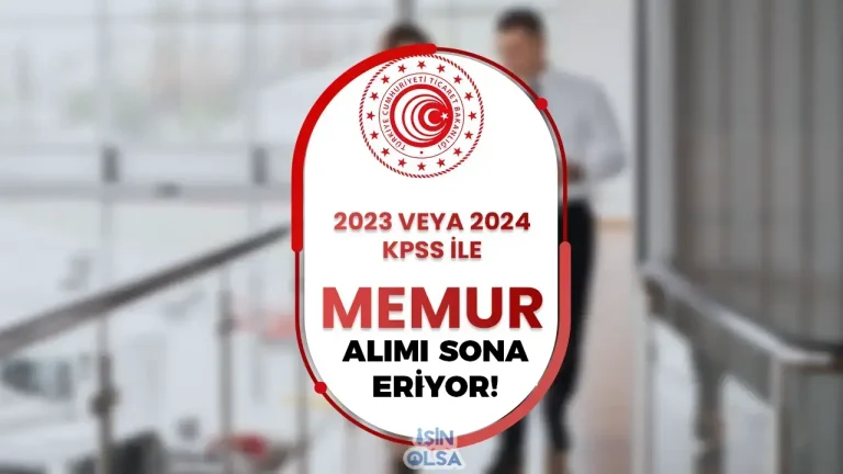 Ticaret Bakanlığı 2025 Yılı Memur Alımı Başvurusu ( TUY )( Uzman Yardımcısı ) 2 TİCARET BAKANLIĞI MEMUR ALIMI