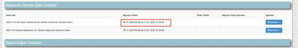 Diyanet ( DİB ) 60 KPSS İle Memur Alımı Sona Eriyor ( Uzman Yardımcısı ) 1 dib basvuru
