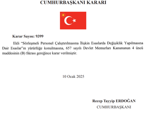 Kamu Sözleşmeli Personel Çalıştırılmasına İlişkin Esaslarda Değişiklik Kararı Yayımlandı! 1 image 4