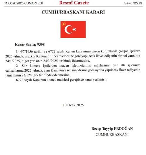 Kamu İşçilerine 2025 İkramiye Ödeme Tarihleri Açıklandı 1 kamu isci ikramiye