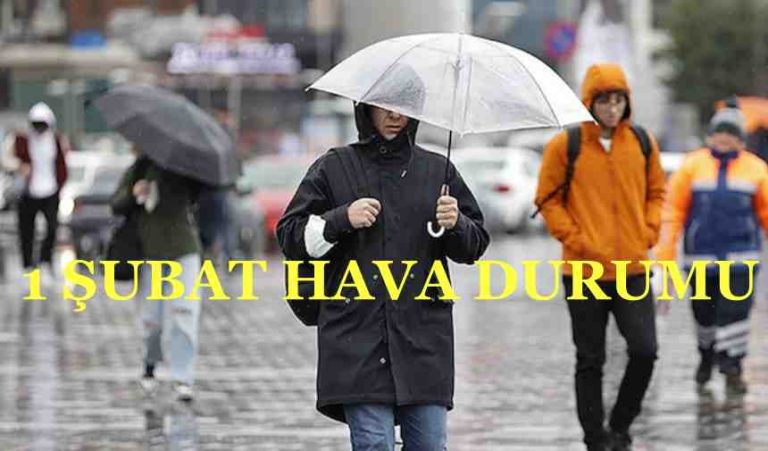 1 SUBAT HAVA DURUMU