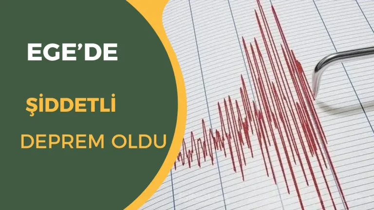 Ege Denizi'nde 5.0 Büyüklüğünde YENİ Deprem 23 EGE DEPREM