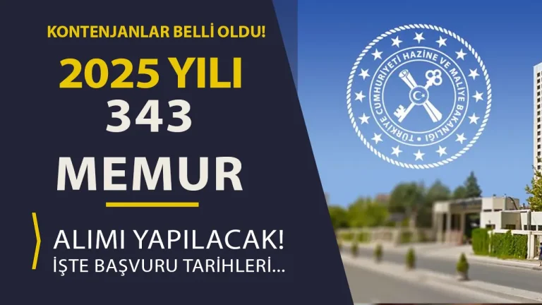 Maliye Bakanlığı ( HMB ) 343 Memur Alımı Yapacak! Kontenjan ve Şartları 8 hazine ve maliye bakanlığı 343 memur alımı