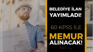 Lisans Mezunu 60 KPSS İle Belediye Memur Alımı ( Bor Belediyesi ) Başvuru Formu
