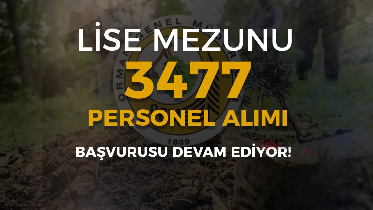 OGM 3477 Personel Alımı Başvurusu Devam Ediyor!