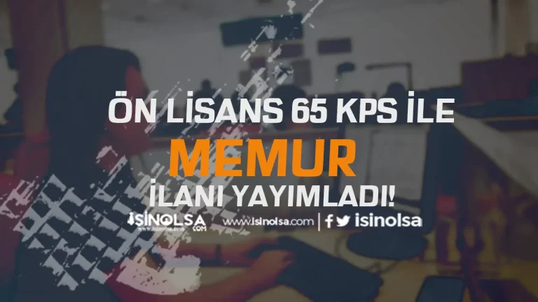 Şenpazar Belediyesi 65 KPSS ve Ön Lisans VHKİ Alımı Yapacak 5 Şenpazar Belediyesi 65 KPSS ve Ön Lisans VHKİ Alımı Yapacak