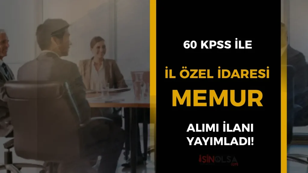 gumushane il ozel idaresi memur alimi