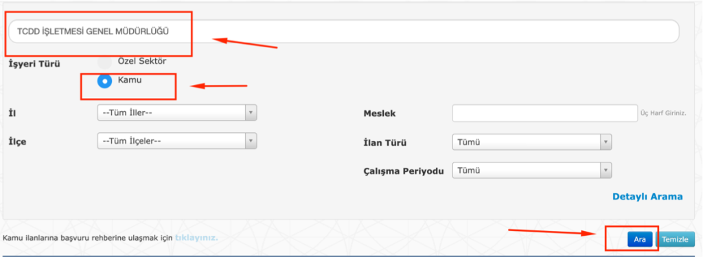 TCDD 57 İşçi Alımı İŞKUR Başvurusu Başladı! İş İlan No? 1 image