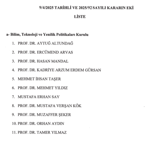 10 Nisan 2025 Cumhurbaşkanlığı ve Bakanlıklara Atama Kararı Yayımlandı! 2 image 183