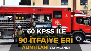 Büyükşehir Belediyesi 90 Memur ( İtfaiye Eri ) Alımı İlanı Yayımlandı!