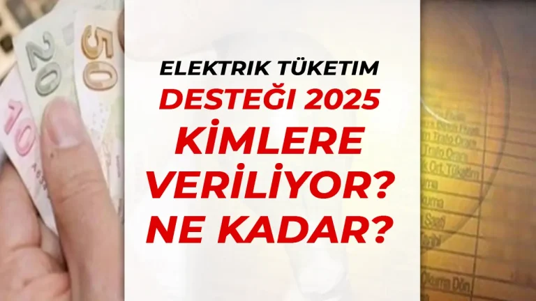 Elektrik Tüketim Desteği 2025: Kimlere Veriliyor, Ne Kadar Ödeniyor? 17 Elektrik Tüketim Desteği 2025: Kimlere Veriliyor, Ne Kadar Ödeniyor?