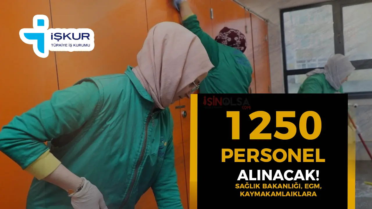 İŞKUR’dan Büyük İstihdam Hamlesi: Sağlık Bakanlığı, Emniyet, Hastaneler ve Kaymakamlıklara 1250 Personel Alımı Başladı!