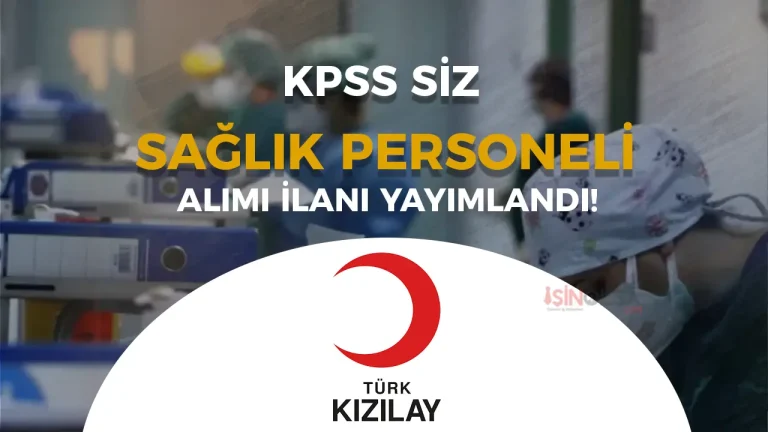 Kızılay KPSS siz Sağlık Personeli Alıyor! ( Laboratuvar ) 16 Kızılay KPSS siz Sağlık Personeli Alıyor! ( Laboratuvar )
