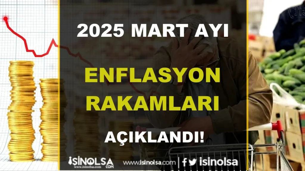 Mart 2025 Enflasyon Rakamları Açıklandı: Aylık Artış Yüzde 2,46, Yıllık Oran Geriledi 1 MART ENFLASYON RAKAMLARI
