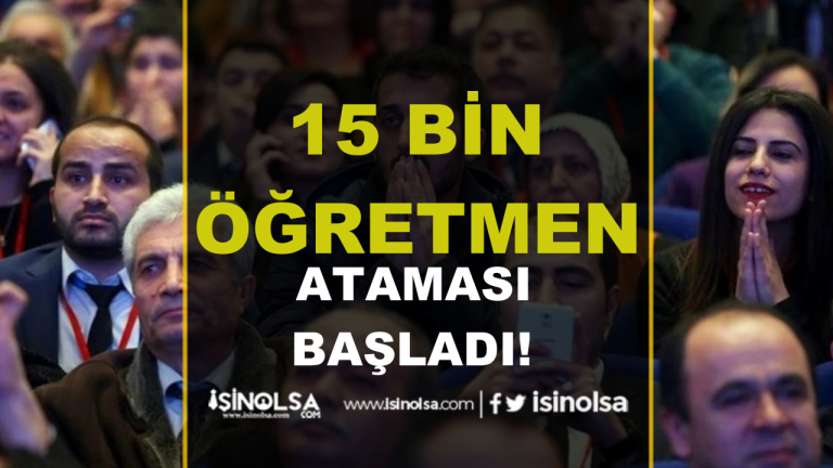 MEB ogretmen atamasi basladi