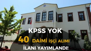 Muğla Büyükşehir Belediyesi 40 Daimi İşçi Alımı Yapacak! Başvurular 24 Nisan’da Başlıyor