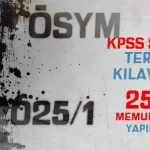 ÖSYM KPSS 2025/1 Tercih Kılavuzu İle 2500 Memur Alımı Yapılacak! Kadrolar ve Nitelik Kodları ve Tarihler