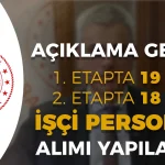 Sağlık Bakanlığı 81 Şehir Hastanelere 37 Bin İşçi Personel Alımı! 1. Etap 19 Bin ve 2. Etap 18 Bin Kontenjan