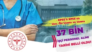 Sağlık Bakanlığı 81 Şehir Hastanelere 37 Bin İşçi Personel Alımı Ne Zaman? Kontenjan ve Şartları 2025