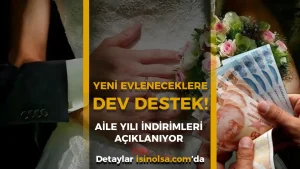 Yeni Evlenecek Gençlere Müjde: Aile Yılı İndirimleri 30 Nisan’da Açıklanıyor
