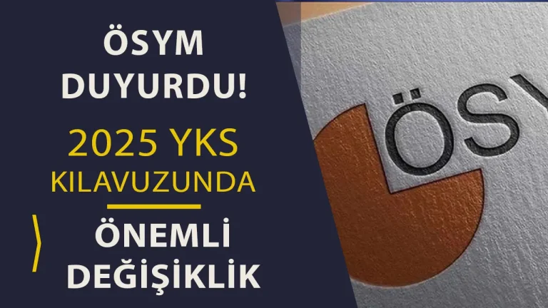 2025 YKS Kılavuzunda Engelli Adaylara Yönelik Önemli Güncelleme Yapıldı