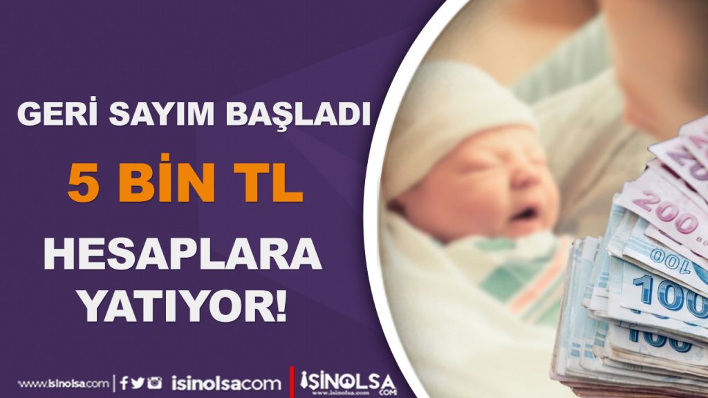 5 BIN TL DOGUM YARDIMI