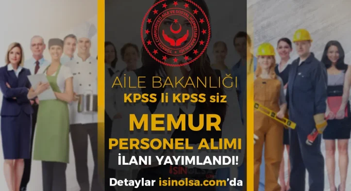 ASHB 5 Şehir SYDV Memur ve Personel Alımı Devam Ediyor!