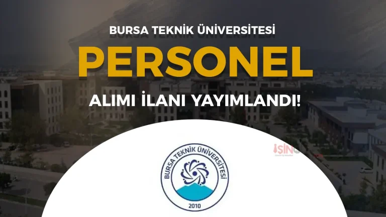 BTÜ Sözleşmeli Personel Alımı Başvurusu Başladı!