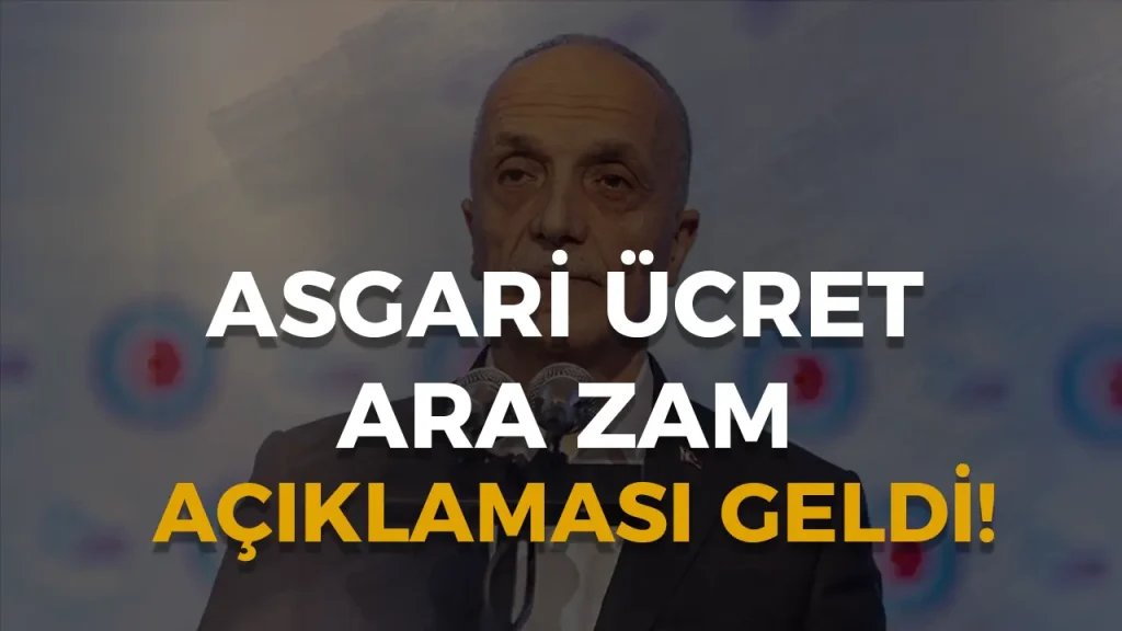 Ergün Atalay'dan Asgari Ücret Mesajı: "Bu Düzen Değişmeden Masaya Oturmayız
