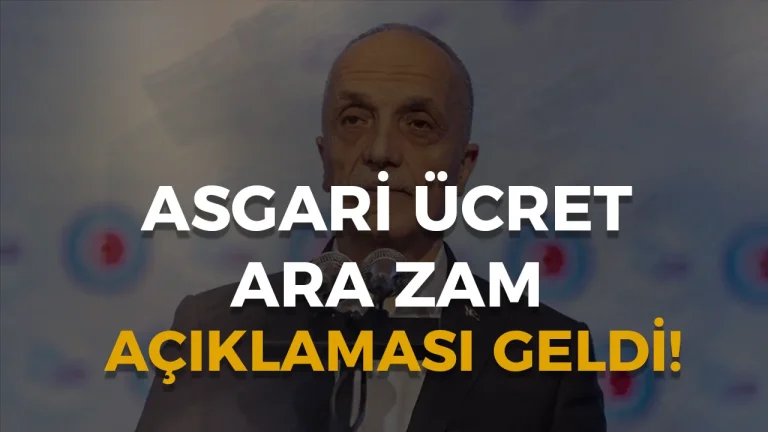 Ergün Atalay’dan Asgari Ücret Mesajı: “Bu Düzen Değişmeden Masaya Oturmayız”