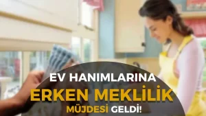 Ev Hanımlarına Emeklilik Müjdesi! 15 Yılda Emeklilik Geliyor, Primlerin 1/3’ünü Devlet Ödeyecek