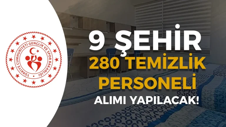 GSB İŞKUR İle 9 Şehir 280 TYP Personel Alımı Devam Ediyor!