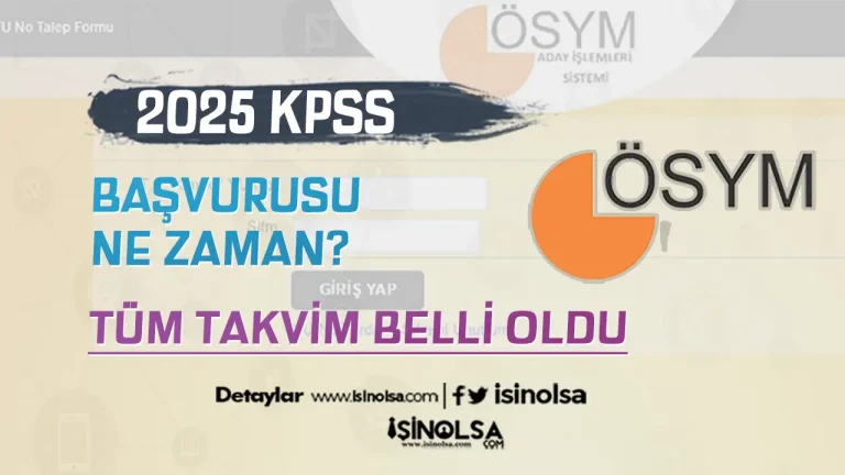 KPSS 2025 Takvimi Belli Oldu: Başvuru, Sınav ve Sonuç Tarihleri
