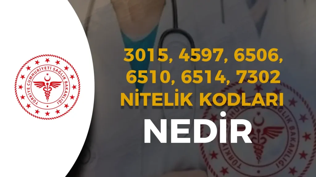KPSS 2025/4 Sağlık Bakanlığı 3015, 4597, 6506, 6510, 6514, 7302 Nitelik Kodlarının Anlamı Nedir?
