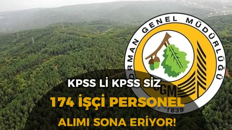 OGM 169 İşçi ve Personel Alımı Sona Eriyor