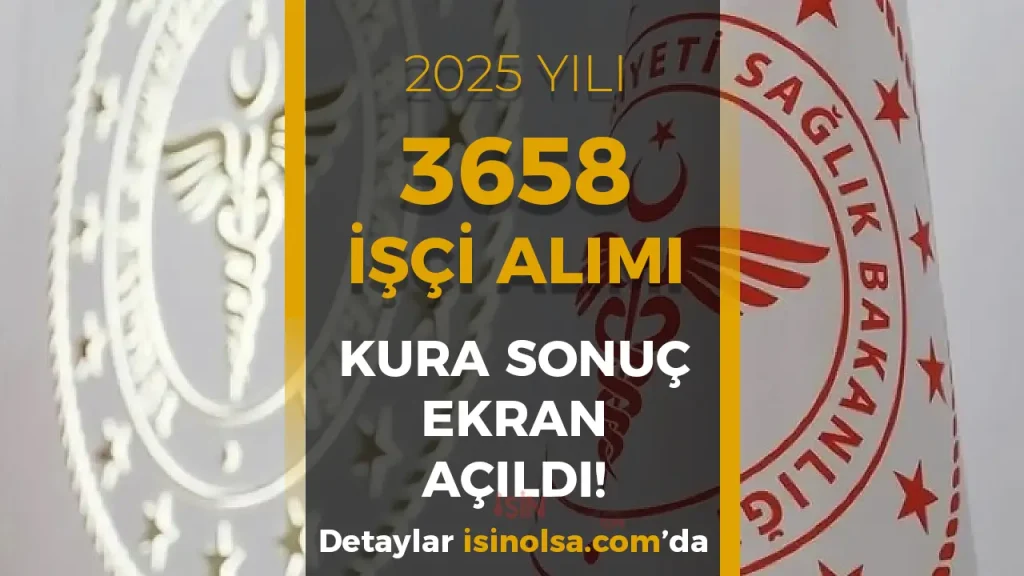 Sağlık Bakanlığı 27 Mayıs 2025 Kura Sonuçları Sorgulama Ekranı Açıldı!