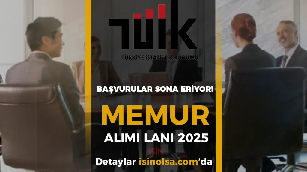 TÜİK KPSS İle 12 Memur Alımı! ( Uzman Yardımcısı )