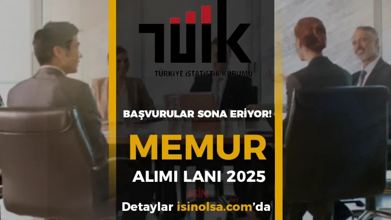 TÜİK KPSS İle 12 Memur Alımı! ( Uzman Yardımcısı )